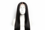 Natural black 4x4, 22 inch closure unit on mannequin 