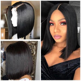 Bob Style Straight Lace Wig Naturlal Black #1B