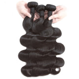 Body Wave Virgin Human Hair Natural Black Bundles